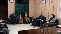 نشست رییس هیات مدیره بیمه دی و مدیران بنیاد شهید قزوین
