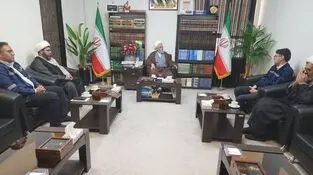 دیدار مدیرعامل شرکت صبافولاد خلیج‌فارس با نماینده ولی‌فقیه در استان هرمزگان