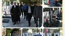 ادای احترام کارکنان پالایشگاه نفت سپاهان به شهدای دفاع مقدس