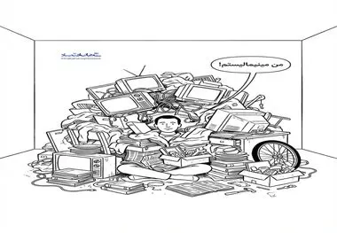 کاریکاتور ـ توهم سادگی