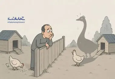 کاریکاتورـ مرغ همسایه غازه