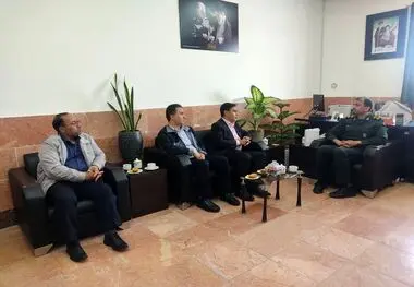 دیدار مدیر عامل شرکت آلومینای ایران با مسئولین شهرستان جاجرم