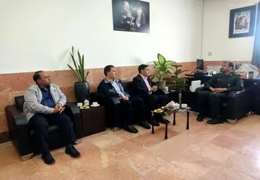 دیدار مدیر عامل شرکت آلومینای ایران با مسئولین شهرستان جاجرم