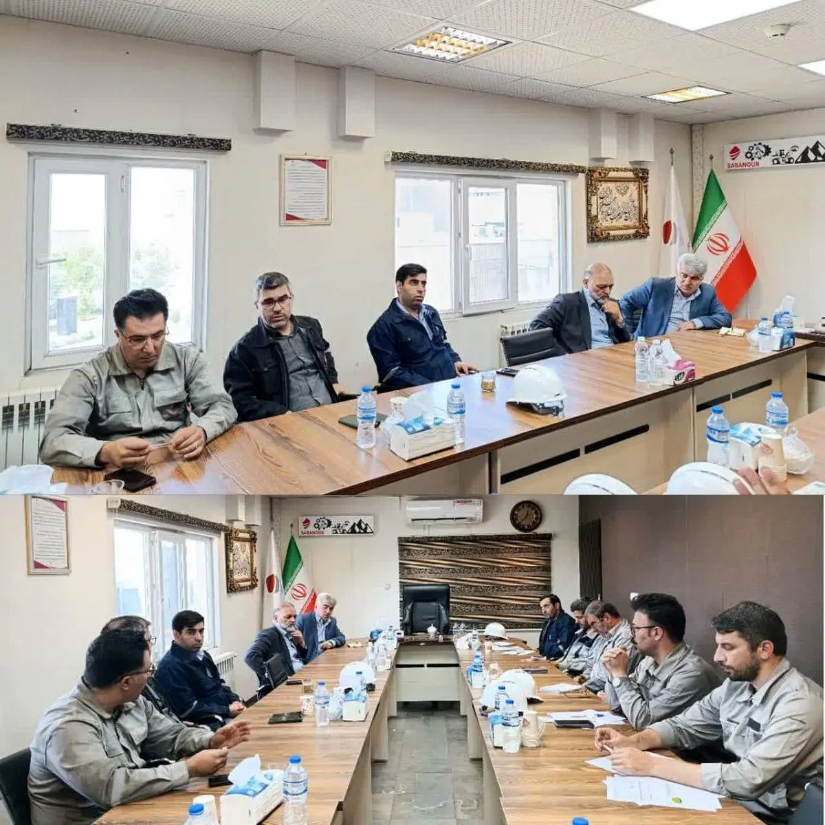 حضور پررنگ مدیرعامل صبانور در مجتمعهای تولیدی و تشکیل جلسات در شرایط بحرانی کشور