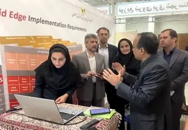 تقدیر از شرکت توزیع برق شهرستان اصفهان بعنوان شرکت برتر در زیر ساخت (جی آی اس) در کنفرانس ملی (جی آی اس)
