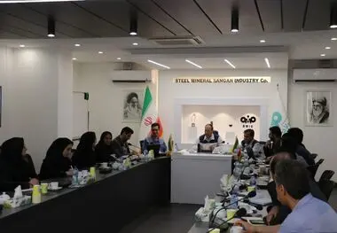 بازدید مدیران و کارشناسان پارک علم و فناوری از فولاد سنگان
