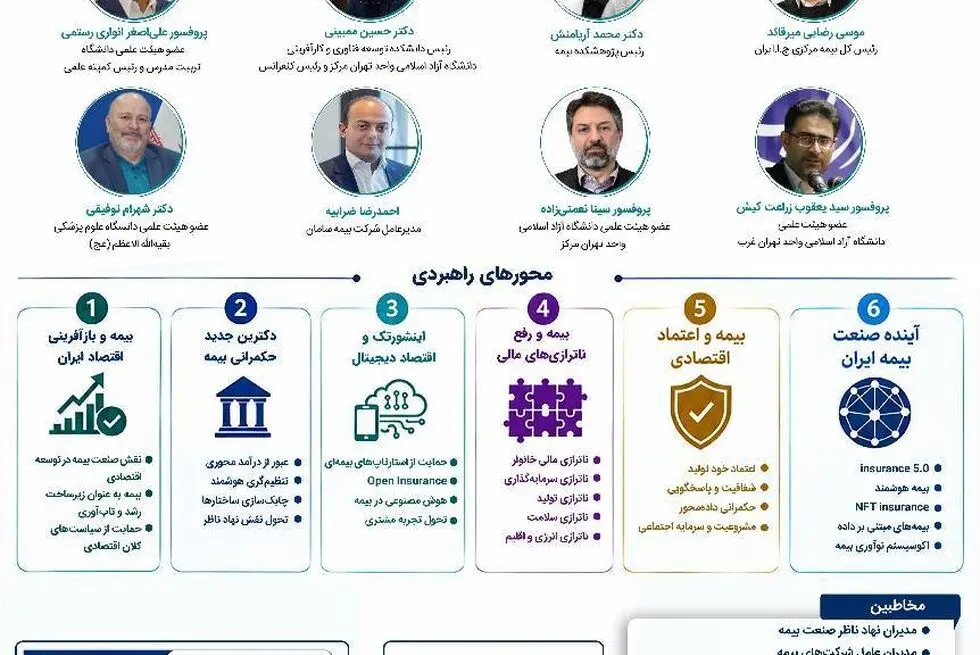 برگزاری کنفرانس «بازآفرینی صنعت بیمه ایران» با تمرکز بر رفع ناترازی‌ها و توسعه اقتصاد دیجیتال