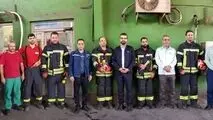 معاون منابع انسانی و امور اجتماعی با کارکنان آتش نشانی و ایمنی فولاد خوزستان دیدار نمود