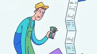 کاریکاتور - کاهش قدرت خرید