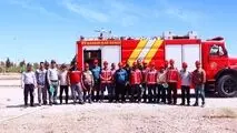 مانور اطفاء حریق در شرکت آلومینای ایران برگزار شد