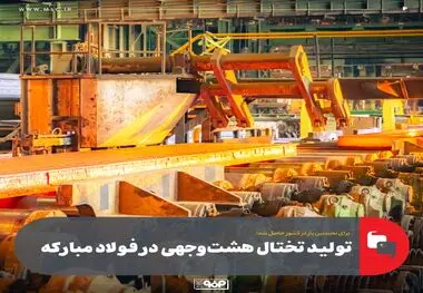 برای نخستین بار در کشور حاصل شد؛ تولید تختال هشت‌وجهی در فولاد مبارکه


