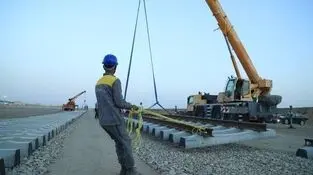 پیشرفت ۹۲ درصدی راه‌آهن چابهار-زاهدان/ تکمیل کریدور ریلی جنوب به شرق در مرحله نهایی