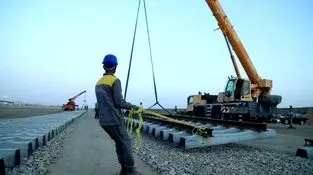 پیشرفت ۹۲ درصدی راه‌آهن چابهار-زاهدان/ تکمیل کریدور ریلی جنوب به شرق در مرحله نهایی