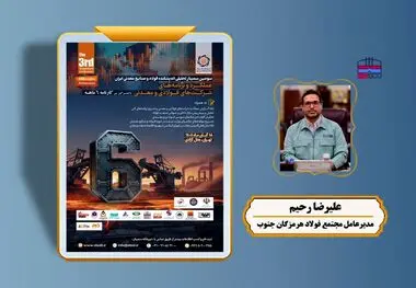 سخنرانی «مدیرعامل فولاد هرمزگان» در سومین سمینار تحلیلی اندیشکده فولاد و صنایع معدنی ایران