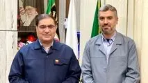 دیدار قائم مقام مدیرعامل فولاد خوزستان با فرمانده حوزه مقاومت بسیج شهید بقایی

