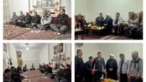 دیدار مدیر حوزه مدیرعامل صبانور با خانواده شهدای دوران دفاع مقدس در یاسوکند