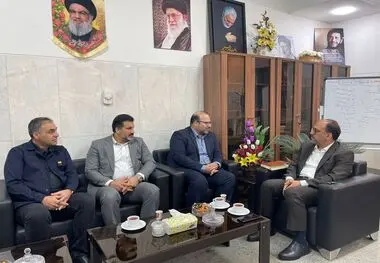 دیدار مدیرعامل شرکت فولاد خوزستان با دادستان عمومی و انقلاب استان خوزستان

