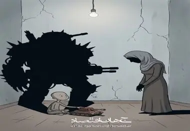 کاریکاتور ـ جنگ