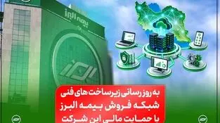 آغاز نهضت به روزرسانی زیرساخت های فنی شبکه فروش بیمه البرز با حمایت مالی این شرکت
