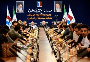 تولیدکنندگان در خط مقدم اقتصاد؛ مطالبه‌گری بخش خصوصی در نشست با مشاور رئیس‌جمهور در اروند