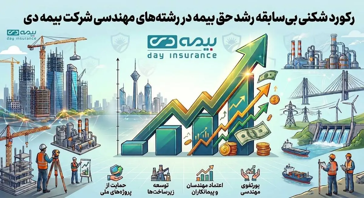  رکورد تولید حق‌بیمه سال ۱۴۰۴ در کمتر از ۶ ماه شکسته شد