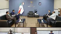 نشست مدیرعامل شرکت آهن و فولاد ارفع و فرماندار اردکان