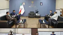نشست مدیرعامل شرکت آهن و فولاد ارفع و فرماندار اردکان