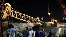 جزئیات حادثه سقوط جرثقیل پل در حال ساخت «شهدای خدمت» 


