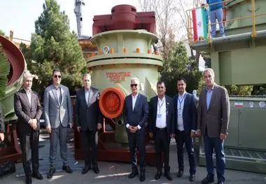 بزرگ‌ترین دستگاه سنگ‌شکن ایران رونمایی شد

