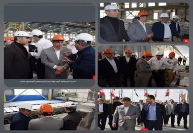بازدید مدیرعامل گروه فولاد مبارکه از مجتمع صنایع آلومینیم جنوب و منطقه ویژه لامرد