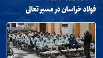فولاد خراسان در مسیر تعالی
نشست پایانی خودارزیابی فولاد خراسان برگزار شد