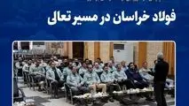 فولاد خراسان در مسیر تعالی
نشست پایانی خودارزیابی فولاد خراسان برگزار شد