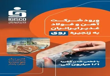 شرکت آهن و فولاد غدیر ایرانیان وارد زنجیره “روی” شد