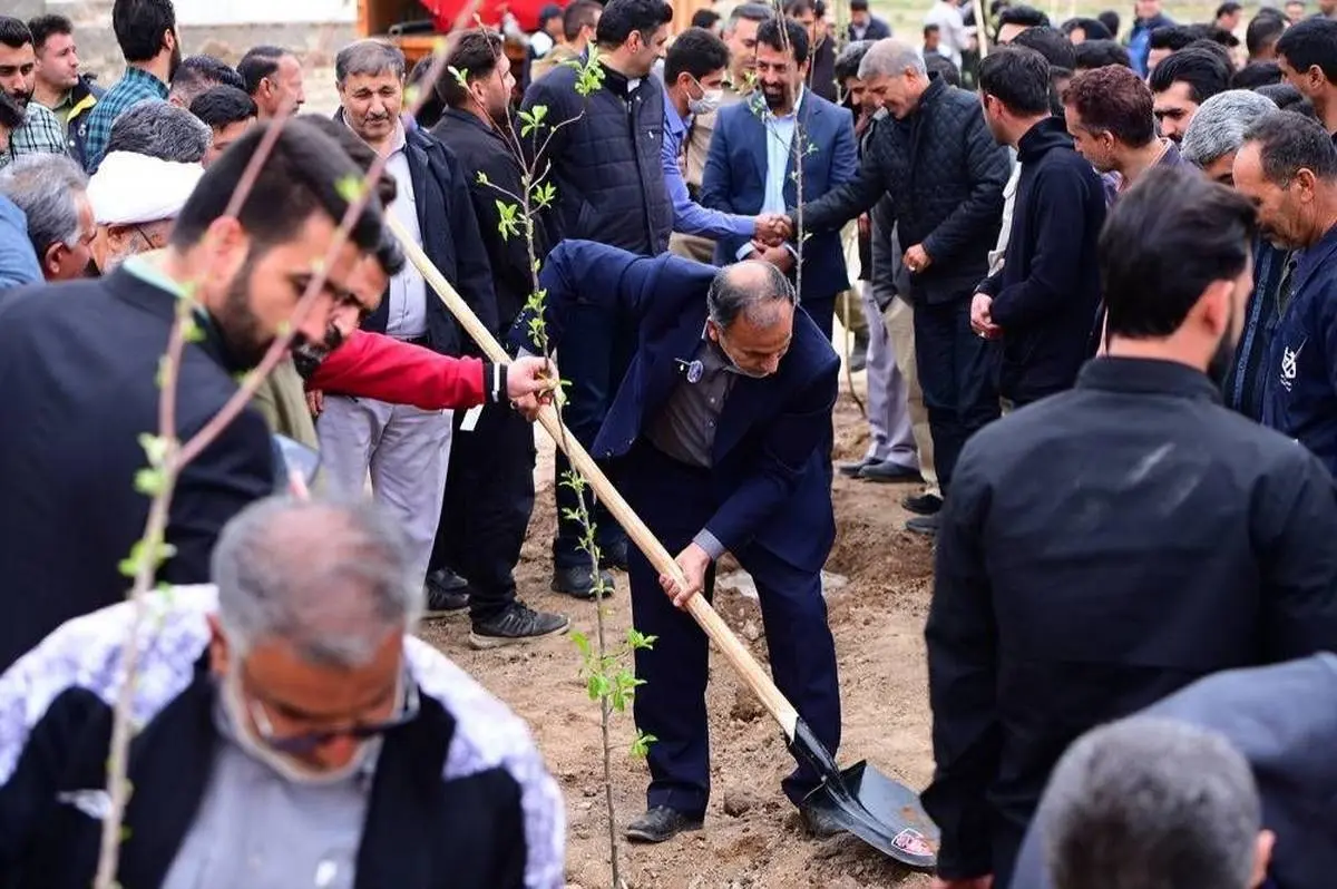 پویش کاشت ۱۵۳هزار نهال به یاد ۱۵۳ شهید مدرسه میناب آغاز شد