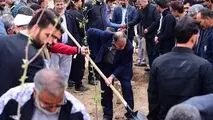 پویش کاشت ۱۵۳هزار نهال به یاد ۱۵۳ شهید مدرسه میناب آغاز شد