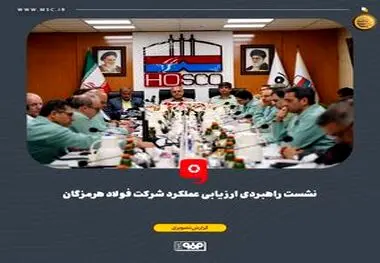 گزارش تصویری: نشست راهبردی ارزیابی عملکرد شرکت فولاد هرمزگان با حضور محمد آشوری، استاندار هرمزگان، سعید زرندی، مدیرعامل و جمعی از معاونین و مدیران گروه فولاد مبارکه، علیرضا رحیم، مدیرعامل فولاد هرمزگان، اعضای هیئت‌مدیره و مدیران ارشد فولاد هرمزگان و شرکت‌