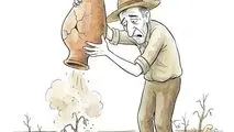 کاریکاتور - خشکسالی و کشت