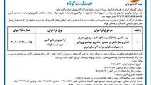 چاپ و انتشار نوبت دوم آگهی فراخوان ارزیابی کیفی جهت لیست کوتاه شرکت آلومینای ایران در روزنامه های