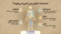 احساسات کجای بدن ذخیره میشوند؟