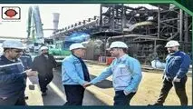 بازدید مدیرعامل شرکت آهن و فولاد ارفع از روند تعمیرات سالیانه واحد احیاء مستقیم

