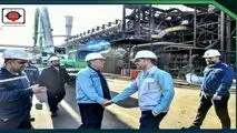 بازدید مدیرعامل شرکت آهن و فولاد ارفع از روند تعمیرات سالیانه واحد احیاء مستقیم

