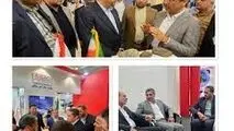 بازدید سرپرست سازمان ایمیدرو و مدیر مجتمع سنگ آهن سنگان از نمایشگاه ماینکس
