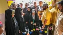 با پشتیبانی فولاد هرمزگان و همت گروه جهادی هدهد انجام شد؛ افتتاح مدرسه شجره طیبه میناب