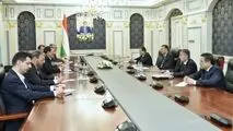 در دیدار وزیر صمت با نخست‌وزیر تاجیکستان مطرح شد؛ 
هدف‌گذاری تجارت یک میلیارد دلاری و ایجاد کارخانجات مشترک