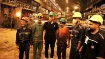 حضور مدیرعامل، سرمربی، کادر فنی و بازیکنان تیم فولاد خوزستان در خطوط تولید فولاد خوزستان

