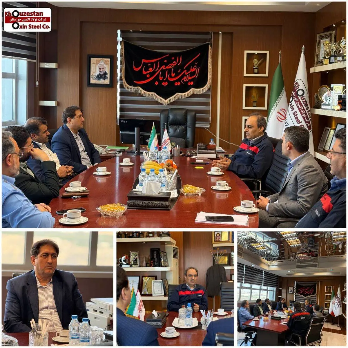هم‌افزایی برای توسعه صنعت فولاد خوزستان؛
نشست استراتژیک مدیران فولاد اکسین و گروه ملی برای تقویت زنجیره تولید
