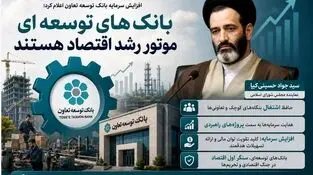 بانک‌های توسعه‌ای موتور رشد اقتصاد هستند
