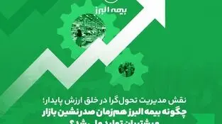  بیمه البرز هم زمان صدرنشین بازار و پشتیبان تولید ملی شد؟