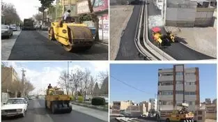 نهضت آسفالت در شهر فلاورجان