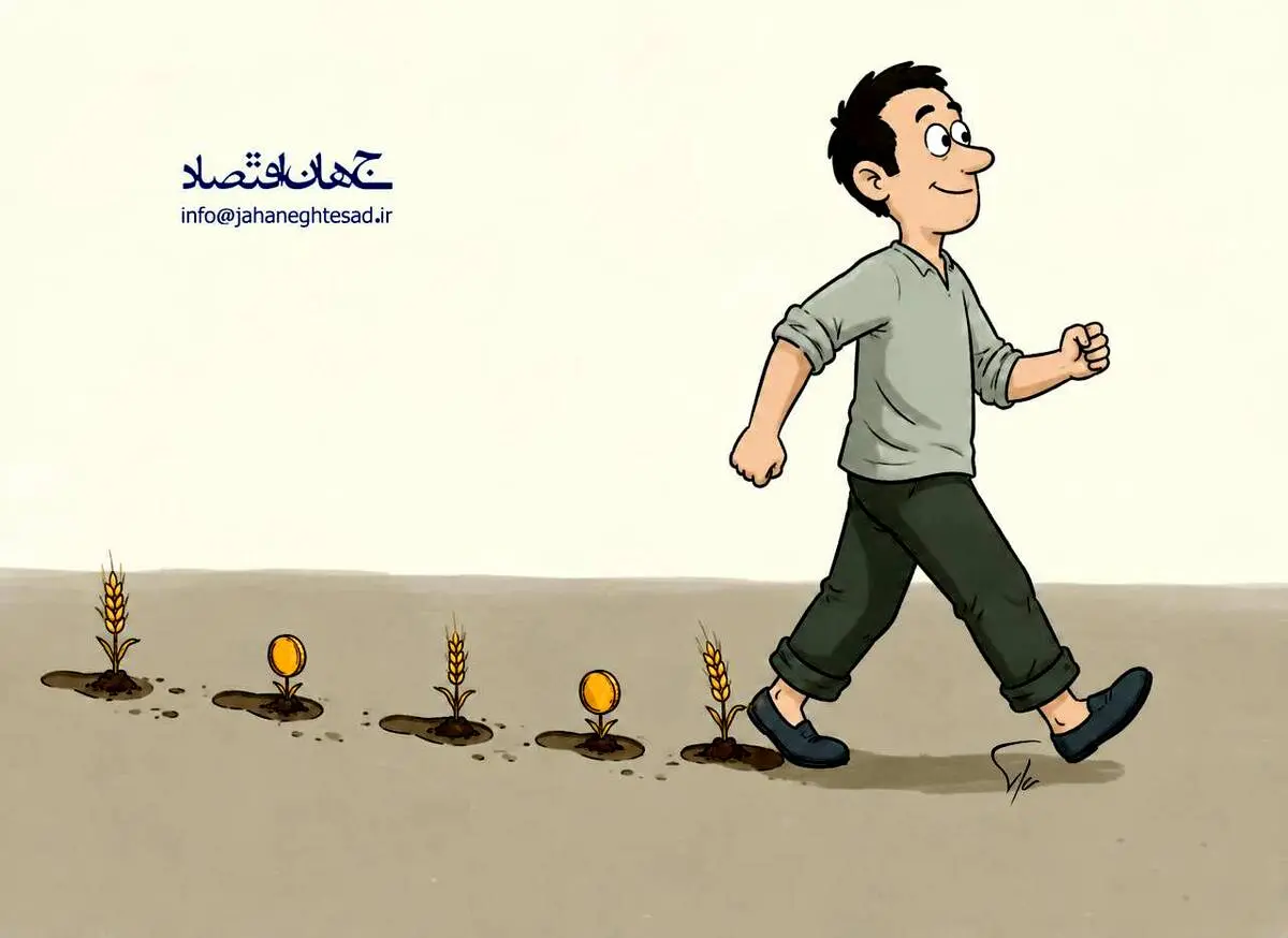 کاریکاتور ـ ضرب المثل: روزی به قدمه!